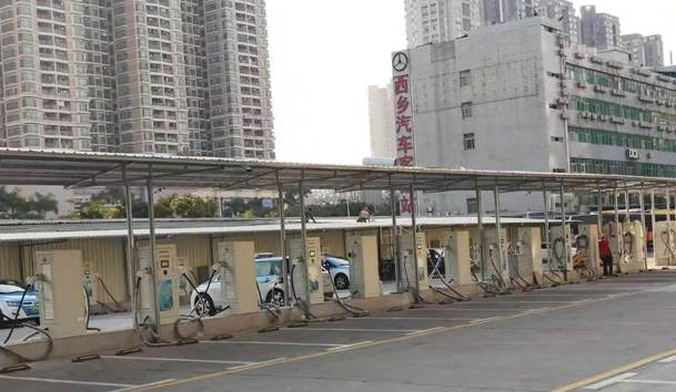 西鄉(xiāng)客運站充電站120KW雙槍直流充電樁項目案例